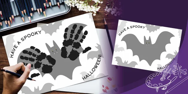 Trick or Treat Halloween Paper Bag Template