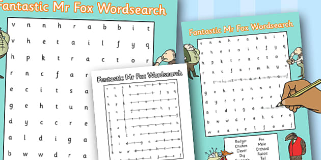 Word Search to Support Teaching on Fantastic Mr Fox - Twinkl