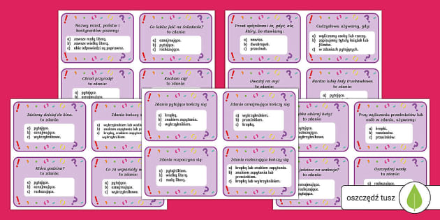 Quiz Z Mitów Klasa 5 Interpunkcja | Quiz z pytaniami | Rodzaje zdań - Twinkl