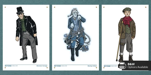 A Christmas Carol Display Posters | English | Beyond