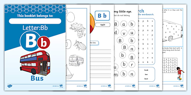 Let's Look At The Letter B - Booklet (teacher Made) - Twinkl