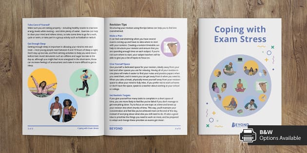 Coping with Exam Stress Booklet | Beyond Secondary Resources