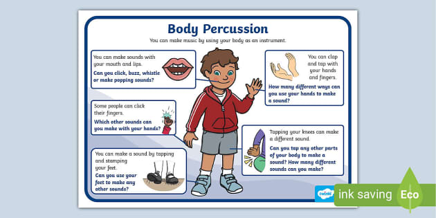 Percussion Instruments Word Mat (Teacher-Made) - Twinkl