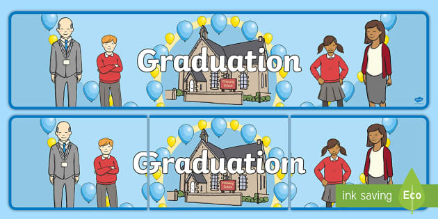 School Graduation Display Banner Teacher Made