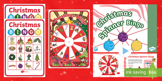 Christmas Bingo Game  Cut and Paste Activities Bingo Template