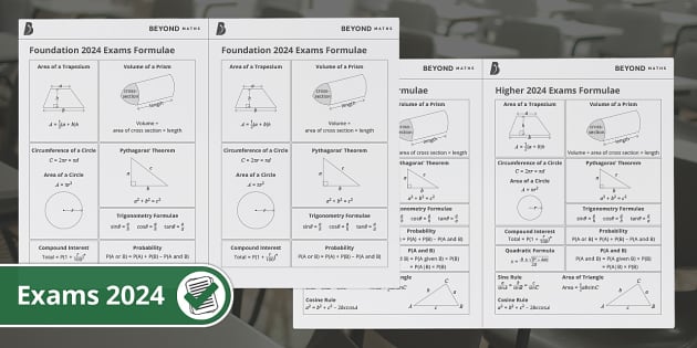 👉 GCSE Formula Maths Sheets | Twinkl Revision 2024