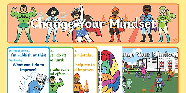 Superhero Themed Developing Growth Mindset Display Pack