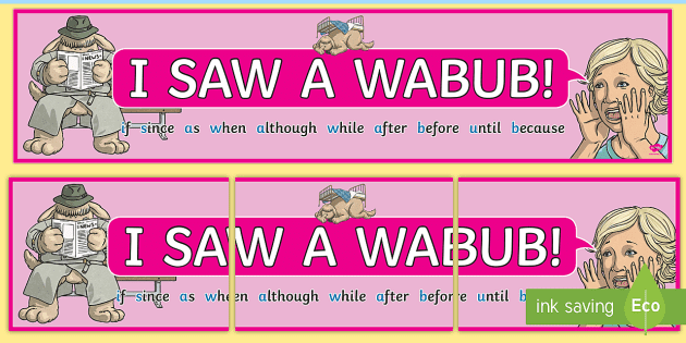 Coordinating & Subordinating Conjunctions Display - FANBOYS & ISAWAWABUB