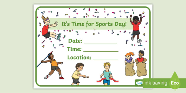 sports day pictures for kids