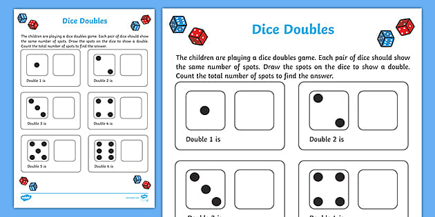 Multiplication Roll and Color Activity (Two Dice) - Twinkl