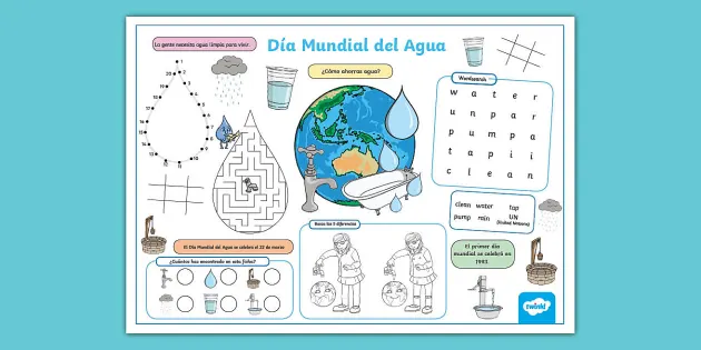Ficha de actividad: Día Mundial del Agua (teacher made)