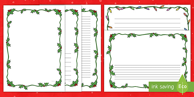 holiday borders for word documents