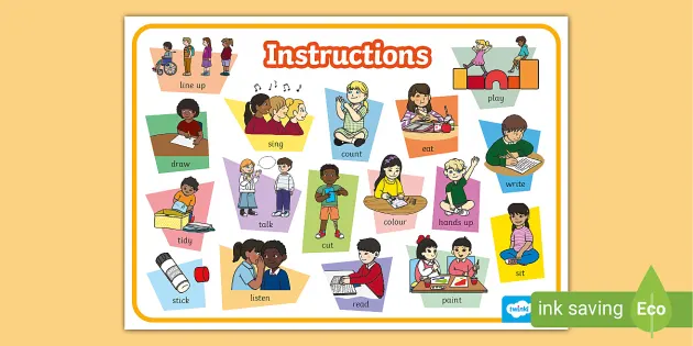 EAL Starter Instructions Flash Cards in Russian and English