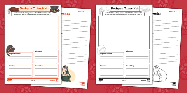 Tudor hat template sale