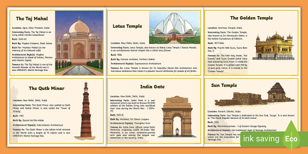 about monuments of india