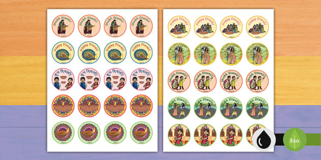 Diwali Stickers (Teacher-Made) - Twinkl