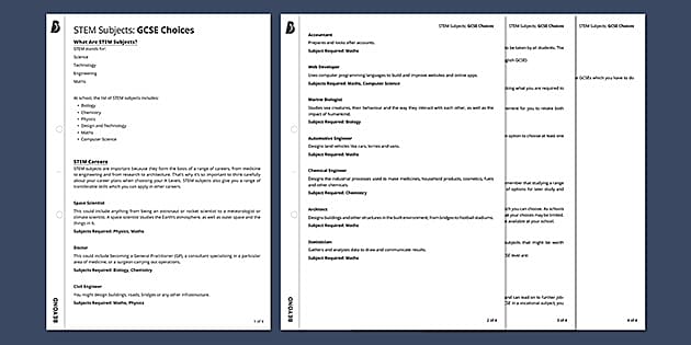 stem-subjects-gcse-choices-careers-beyond-twinkl