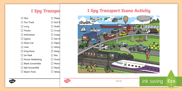 Spy me перевод. I Spy transport. Transport задания i Spy. I Spy transport Worksheet. Детские картинки i Spy transport.