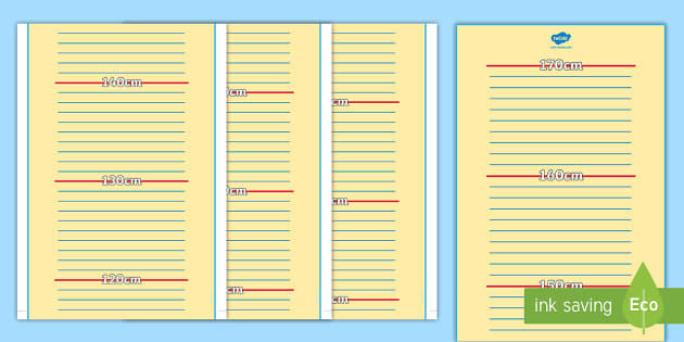 Class Ruler Height Chart - Twinkl - Display - Maths - KS1