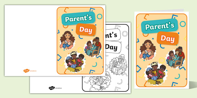 Parent's Day Greetings Card (Teacher-Made) - Twinkl