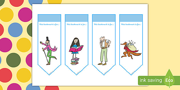 Roald Dahl Bookmarks (teacher made)