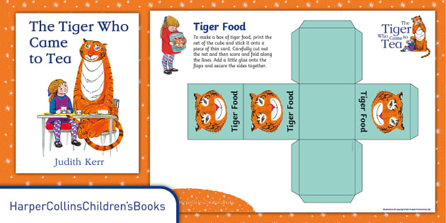 FREE! - The Tiger Who Came to Tea Tiger Food Box Net