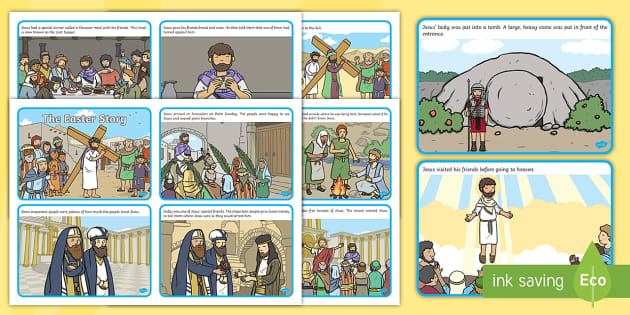 FREE The Easter Story Sequencing Activity KS1 Primary Twinkl