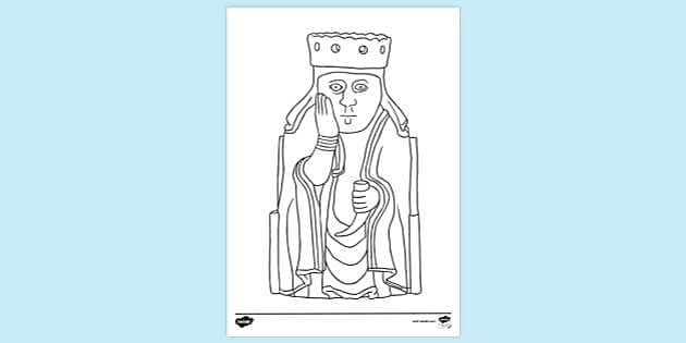 Chess Colouring Pages - Rook Piece - Twinkl Resource