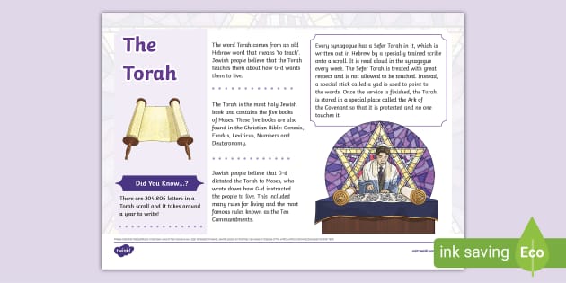 KS2 The Torah Fact File (teacher Made) - Twinkl