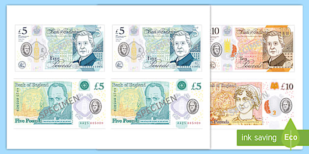 Realistic Size Play Banknotes