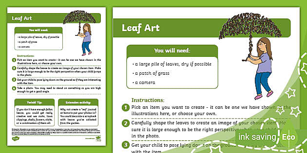 Leaf Art Teacher Made Twinkl 6384