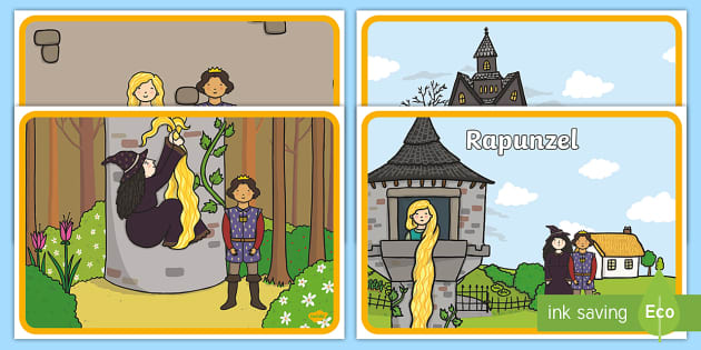 Rapunzel Story Visual Aids Teacher Made