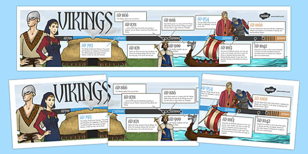 Viking Timeline - History, Ks2 History, Display, Vikings, Dates