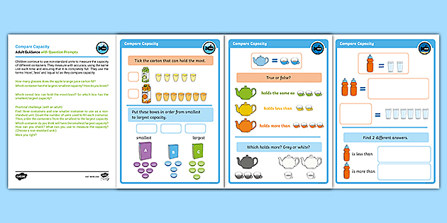 white rose maths compatible year 1 compare capacity