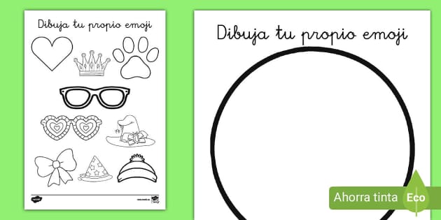 😊 Ficha de actividad: Emojis para dibujar (teacher made)