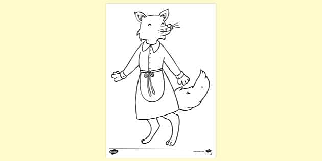 free-mrs-fox-colouring-sheet-colouring-sheets-twinkl