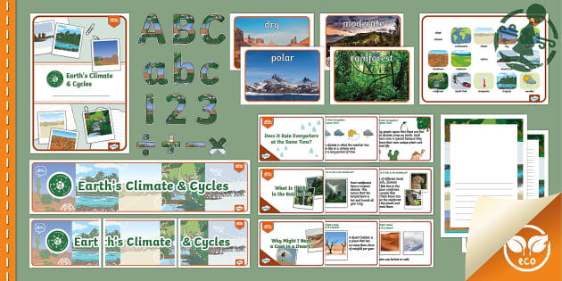 *Year 2 Earth's Climate & Cycles Display Pack* - Twinkl