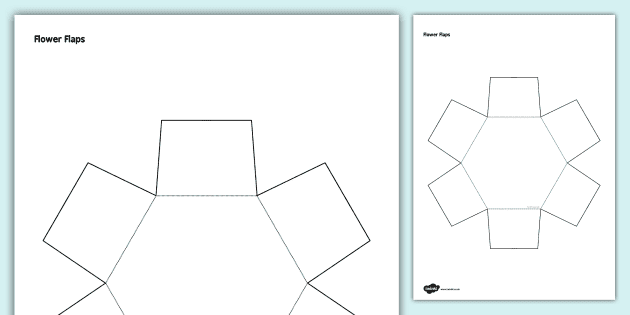 hexagon box template printable