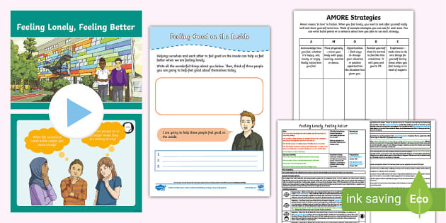 PSHE and Citizenship UKS2 Loneliness Lesson Pack - Twinkl