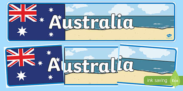 Australia Banner | Classroom Display Resources - Twinkl