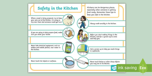 T Tp 5454 Safety In The Kitchen Display Poster English Ver 2 