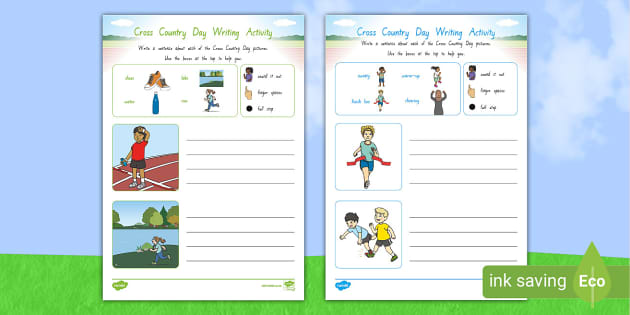 Cross Country Writing Frames (Teacher-Made) - Twinkl