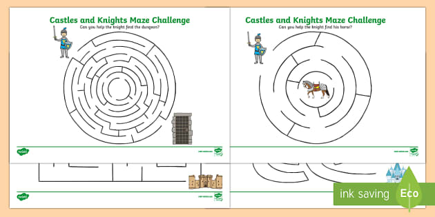 how does knights and castles maze work monster legends