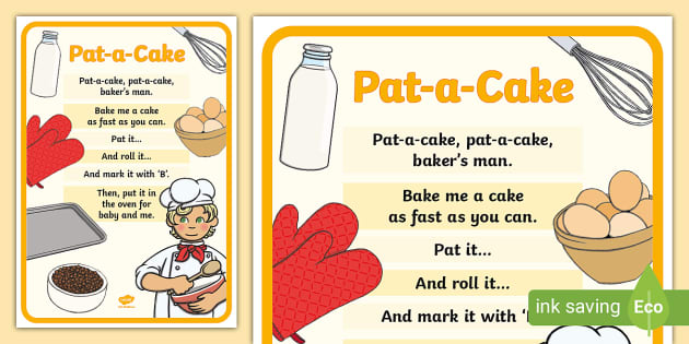 Pat A Cake Pat A Cake | Kids Video Song with FREE Lyrics & Activities!