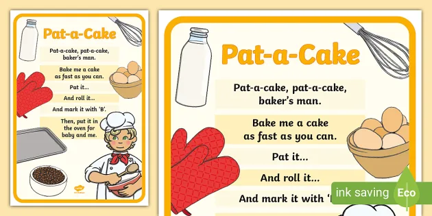 Poem: Pat-a-Cake - Food We Eat | Term 3 Chapter 3 | 2nd English