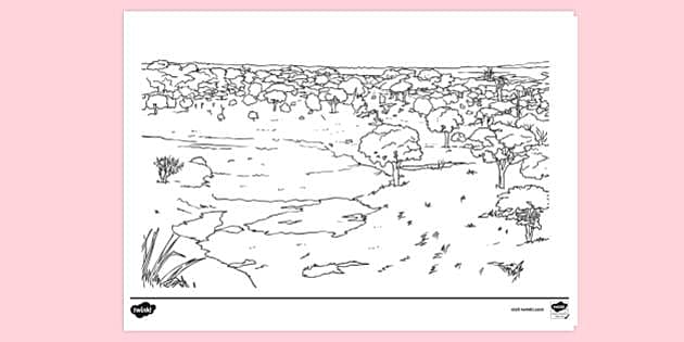 FREE! - Savannah Colouring | Colouring Sheets (teacher made)