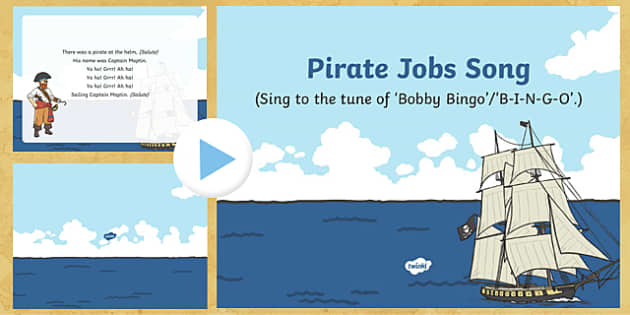 Pirate Jobs Song PowerPoint (teacher Made) - Twinkl