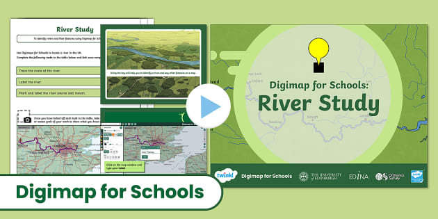 FREE! - KS2 Digital Mapping: UK Rivers Study - Twinkl - KS2