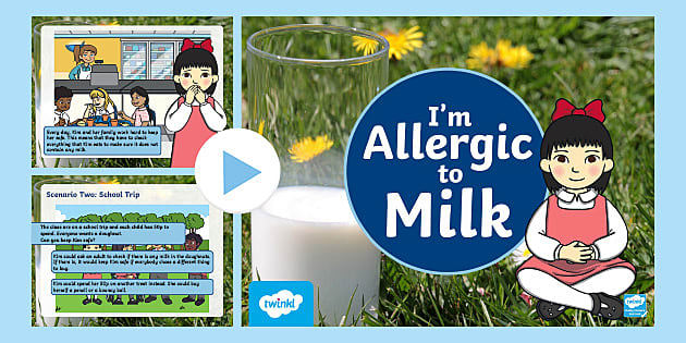 ‘I Have a Milk Allergy’ Social Scenario PowerPoint | Twinkl