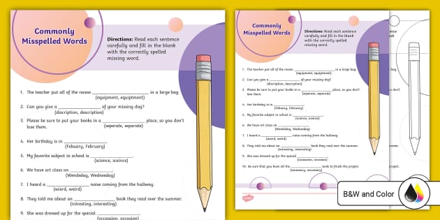 commonly-misspelled-words-activity-for-3rd-5th-grade